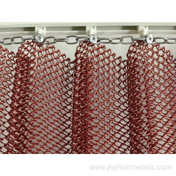 Decorative Gold Metal Mesh Curtain